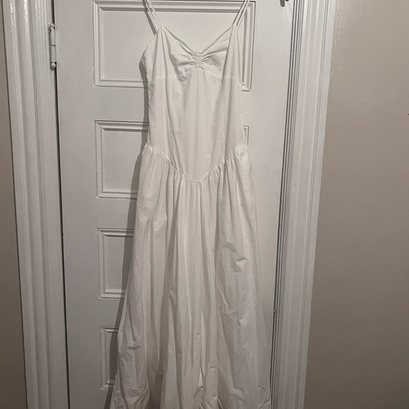 Zara | Dresses | Zara White Drop Waist Maxi Dress | Poshmark Zara | Dresses | Zara White Drop Waist Maxi Dress | Poshmark